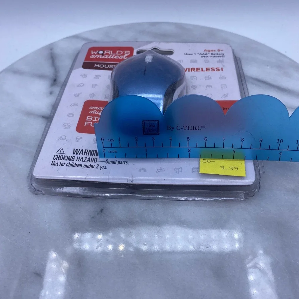 World's Smallest Wireless Mouse Blue Mini Working Ergonomic 4206 NEW Westminster